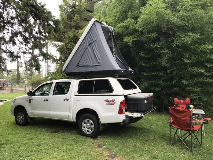 Toyota Hilux Allrad Pick Up Mit Dachzelt 65620252 Campanda De